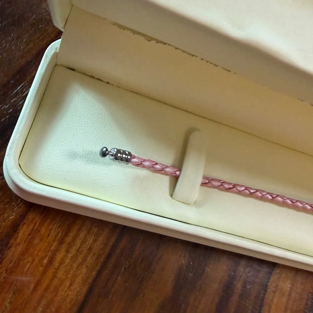 Pandora pink braided